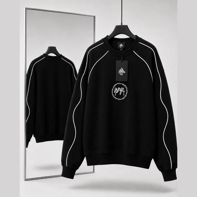 Crewneck Piping Emblem