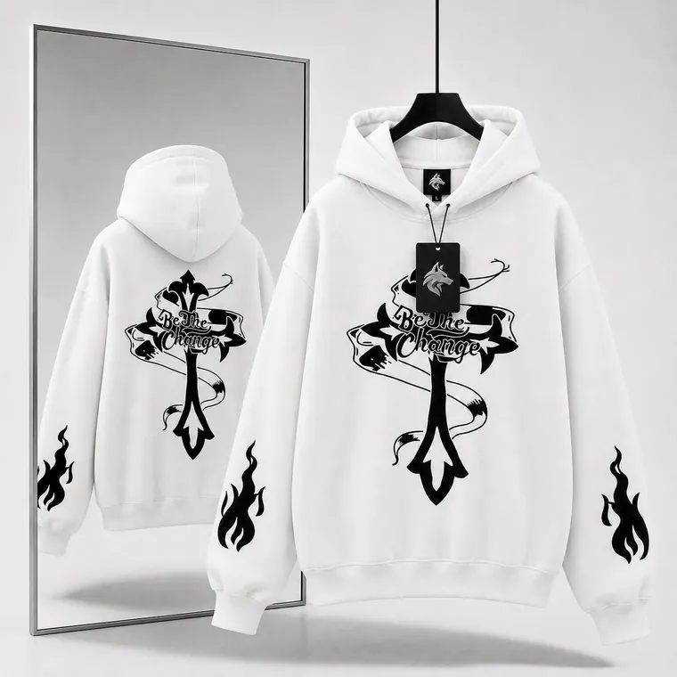 Hoodie Gothic Flame